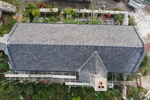 North Wales farmhouse with new roof