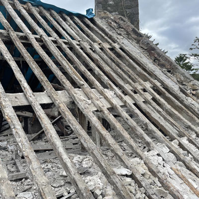 Domestic timber roof